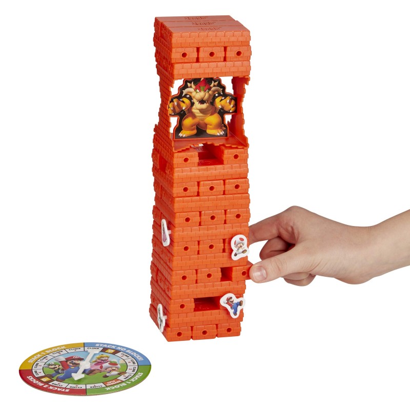 Hasbro Jenga: Super Mario Edition Game | Block Stacking Tower Game | Back to School Gifts for Kids | Classroom Board Games | Ages 8+