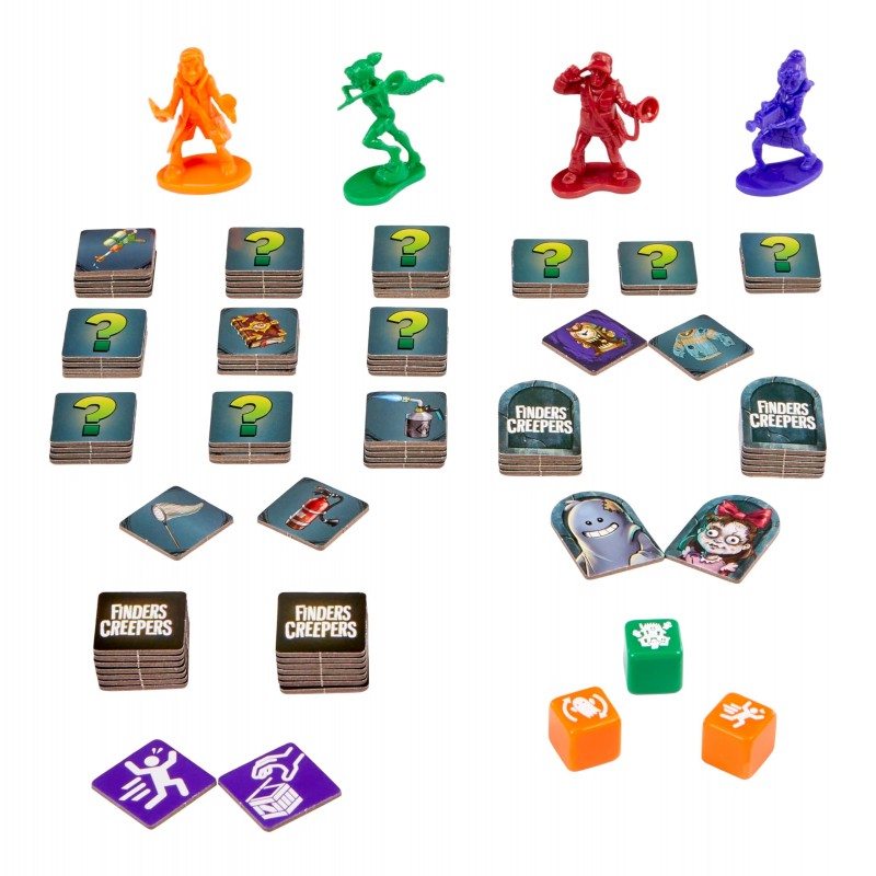 Micro Games of America Finders Creepers Board Game an App-Vanced Game  Hunt Digital Monsters with Your Phone, 2-4 Players, Ages 8+