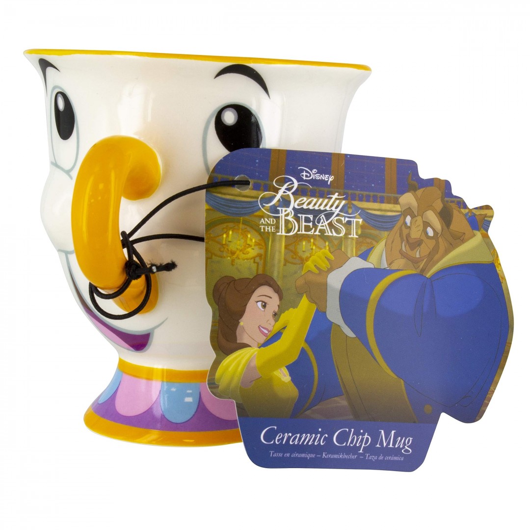 Beauty and the Beast chip coffee mug, ceramic, Disney, one size (pack of 1)