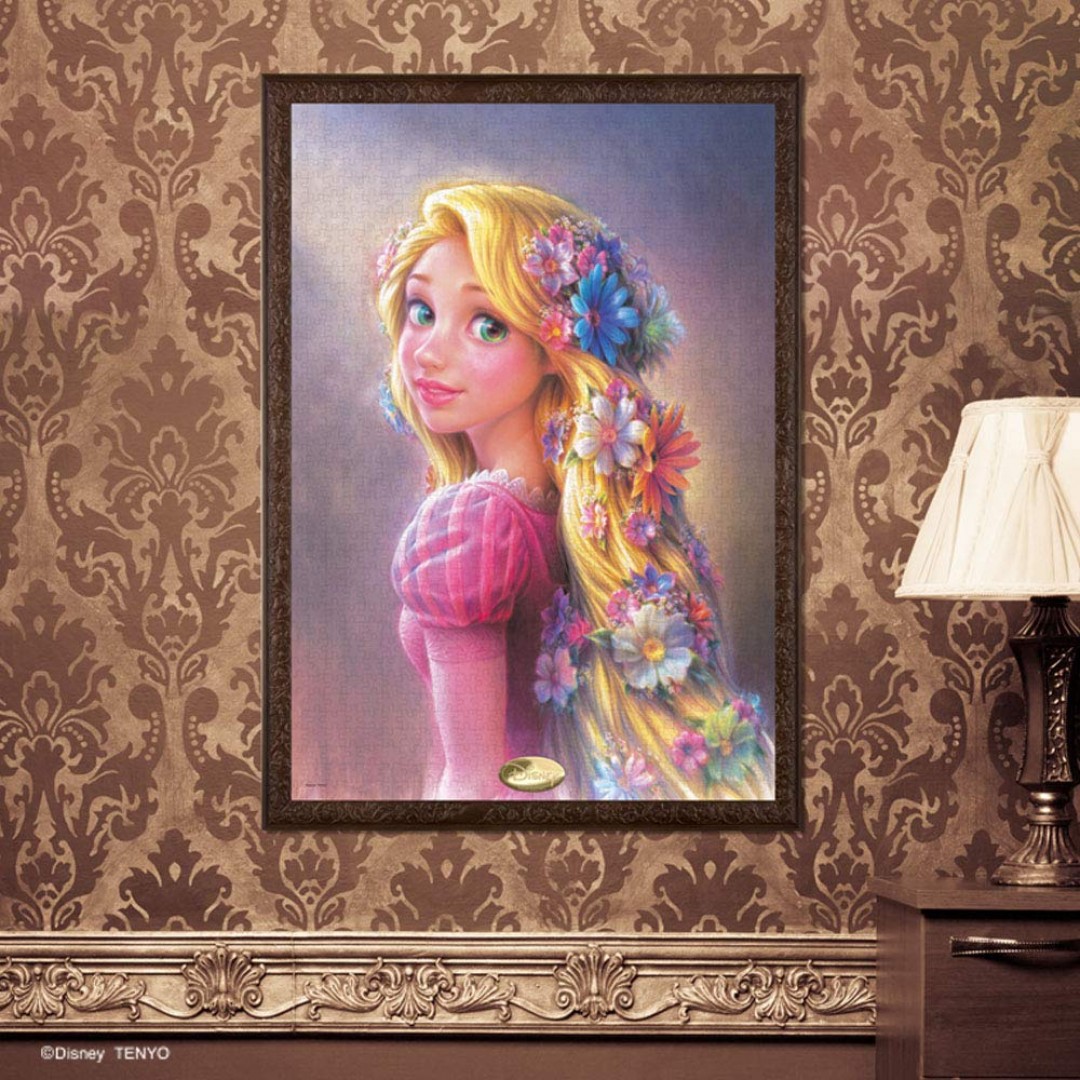 Tenyo 1000 Piece Jigsaw Puzzle Rapunzel Shining Hair Princess (20 x 29 inches)