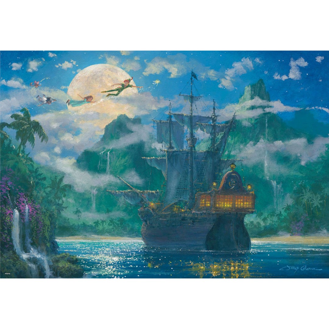 Disny Jigsaw Puzzle - Moon Rise Over Pirates Cove D-1000-416 (1000 pices)