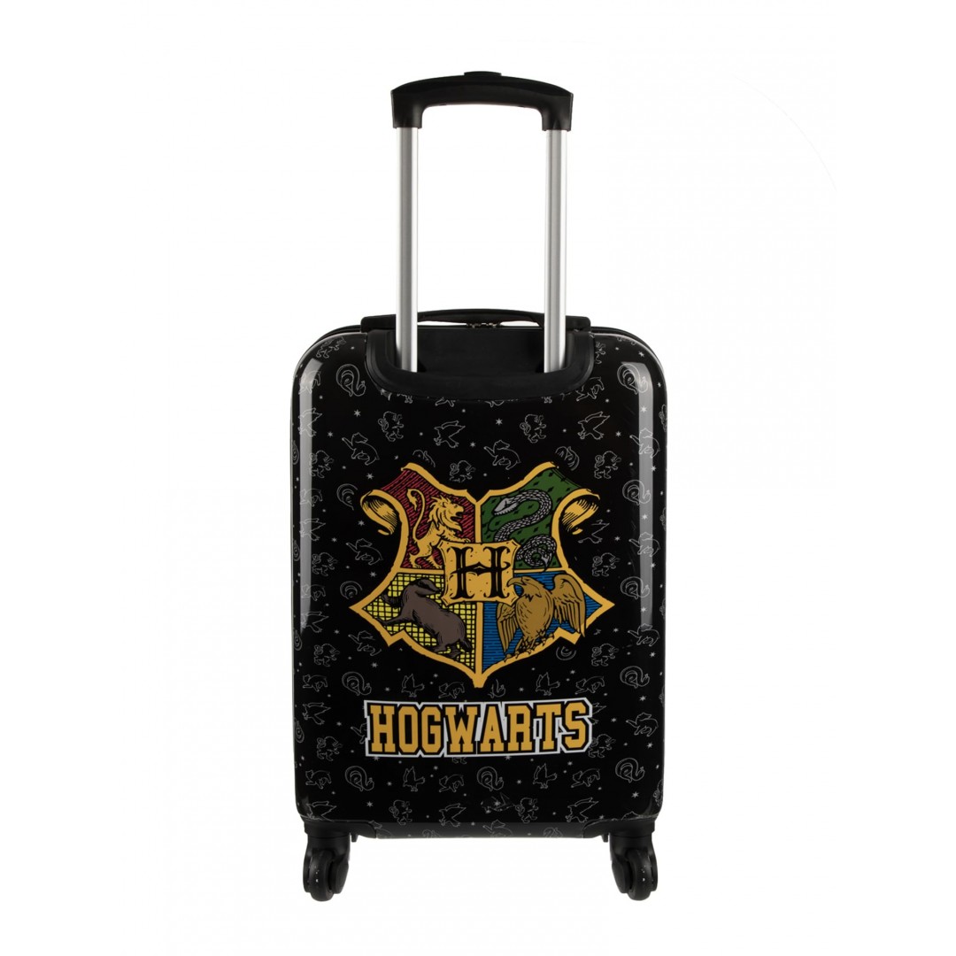 Harry Potter ABS Carry-on Luggage with PC Film, Black Crest OSFA