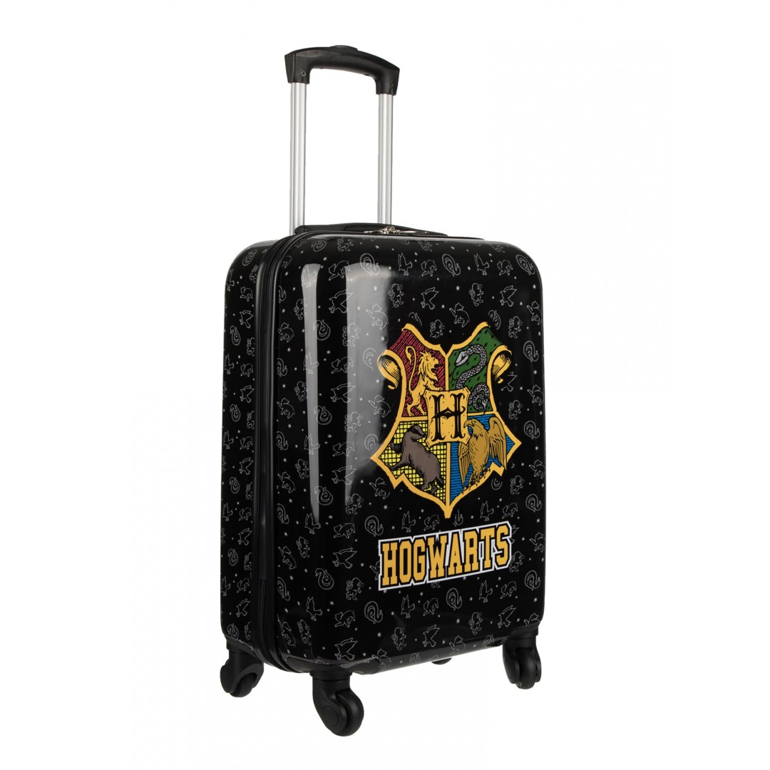 Harry Potter ABS Carry-on Luggage with PC Film, Black Crest OSFA