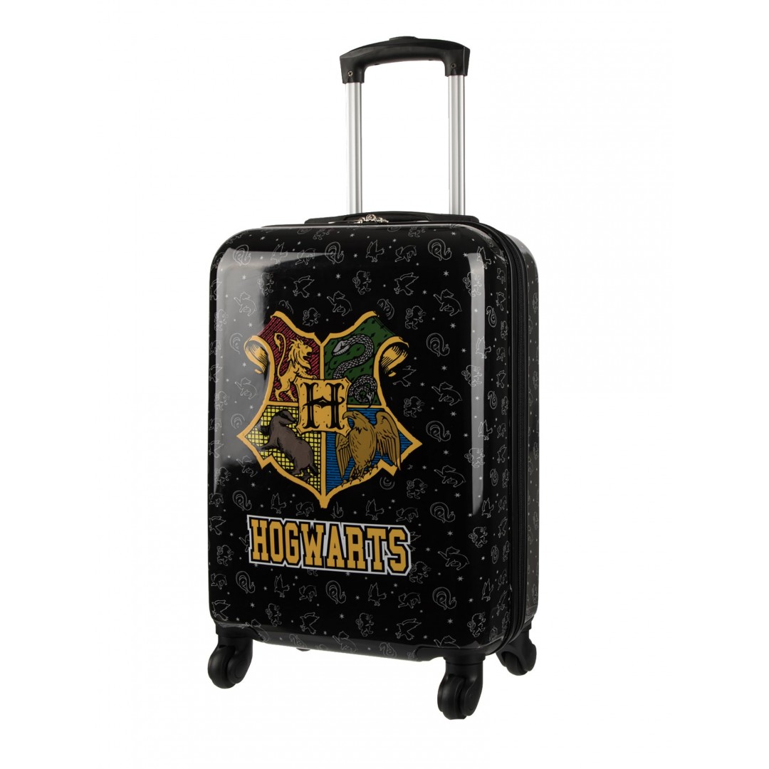 Harry Potter ABS Carry-on Luggage with PC Film, Black Crest OSFA