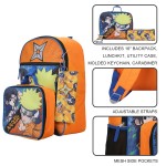 Naruto Classic Sasuke Vs Naruto 16 Youth 5-Piece Backpack Set