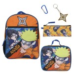 Naruto Classic Sasuke gegen Naruto 16 Jugend 5-teiliger Rucksack Set