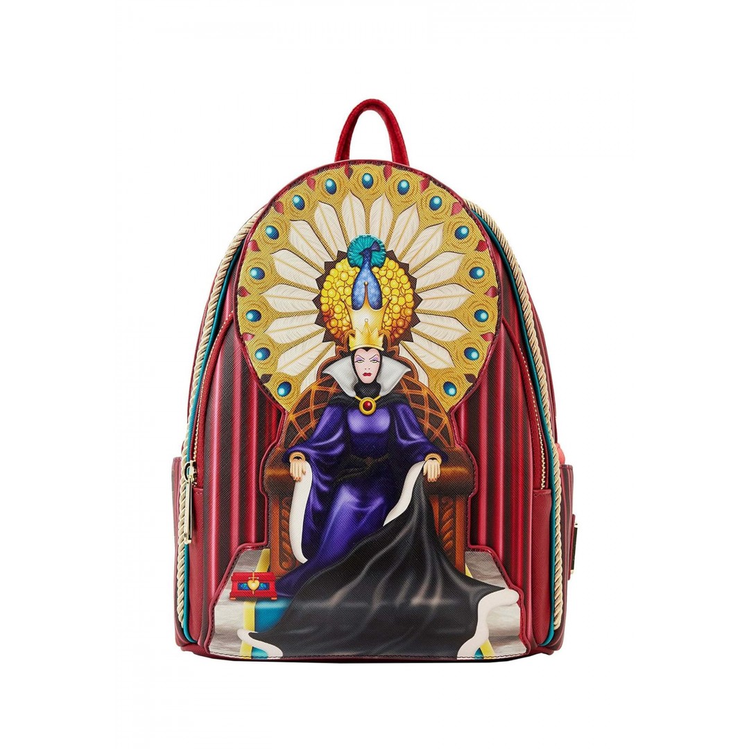 Loungefly Disney Snow White Evil Queen Throne Double Strap Shoulder Bag